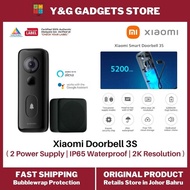 Xiaomi Smart Doorbell 3S | Remote monitoring | 5200mAh battery | 2K resolution | IP65 water resistan