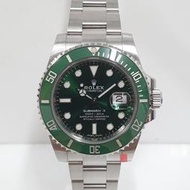 ROLEX勞力士 116610LV 現貨綠水鬼 2017年卡綠面綠框 Submarine錶徑40 大眾當舖 編號A734