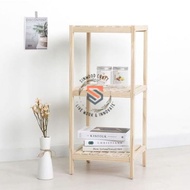 KAYU Oana 3-story Wooden Shelf/Wooden Shelf/Minimalist Shelf