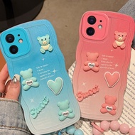 Casing  iphone 11 Cute cat 3D phone case for iphone 12 case