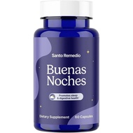 Santo Remedio Buenas Noches, Promotes Sleep, Supports Digestive Health, Contains Zylaria®, DE111® (P