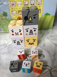 豆腐人 Tofu To-fu oyaka 積木合子+鎖匙扣