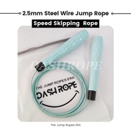DASHROPE 2.5mm Steel Wire Jump Rope J809 Speed Cable Skipping Ropes Bearing Smooth Fitness Exercise 