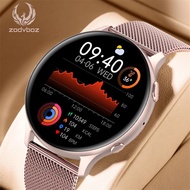 ZZOOI 2023 New Bluetooth Call Smart Watch Women Sports Fitness Tracker Waterproof Smartwatch Large HD screen for huawei Xiaomi phone