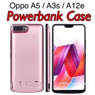 Oppo A5 / A3s / A12e 6500mAh Powercase Powerbank Power Bank Case Battery External