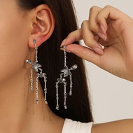 Halloween Earrings Horror Funny Earrings Skull Frame Earrings Exaggerated Earrings 51031