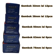 Solid Padlock 32mm/38mm/50mm/63mm/75mm (Box)