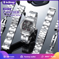 Compatible With CARTIER Roadster W6206018 Men Quick Release Stainless Steel Watch Bracelet 19mm