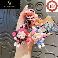 [MDJ]  Crybaby Keyring, PVC Sweet POPMART Keychain, Creative Cartoon Bag Accessory