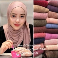 Shawl Cotton knitted Jersey Material Cotton Gred AAA, Size 1.8M x 0.70M