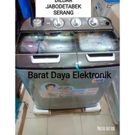 Sanken Mesin Cuci Tabung 2 TW-1127GSL Mesin Cuci 2 Tabung [11 kg] Luar