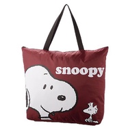 史諾比 - (紅色) 日本 Snoopy 多用途特大手提袋 (可上博) [平行進口]