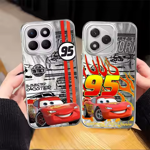 Car Lightning Mc-Queen Soft Cover Phone Case for Honor 200 Pro X7b X9b 200 400 Lite X8a X8b X8c X9c 