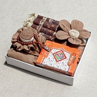 Mahar Seperangkat Alat Sholat Mukena Katun Sajadah Tebal Lengkap | Kado Muslimah | Hampers Alat Shol