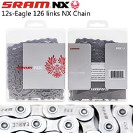 SRAM EAGLE NX 12 Speed Bicycle Chain MTB Bike Chain 12V 126 Links with Power Lock link Original Bicy