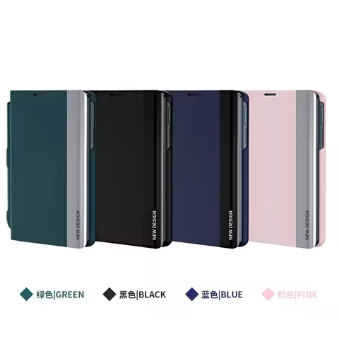 Luxury Leather Flip Pen Slot Case For Samsung Galaxy Z Fold 8 Wide Z Fold7 Z Fold6 Z Fold5 Z Fold4 Z