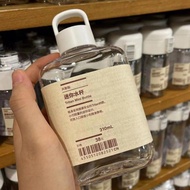 310ML Flat Water Bottle Fashion Style Transparent Square Mini Water Bottle Clear Portable Tumbler