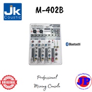 JK Coustic M402B Mixer Audio with Bluetooth Original M-402B