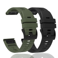 26mm Sport Silicone WatchBand Strap For Garmin Fenix 7X 6X 6XPro 5X Easyfit Wriststrap For Garmin Fe