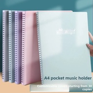 A a4 Music Score Folder Folder Transparent Interstitial Piano Score Folder Song Score Guitar Guzheng