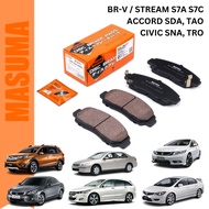 BRAKE PAD FRONT ACCORD SDA, TAO, CIVIC FD SNA 1.8 2.0, FB TRO 1.8 2.0, BRV, S7C