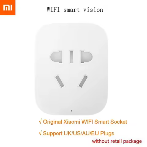 Xiaomi MIJIA Smart Wireless WIFI Socket Plug Upgrade Remote Control Timing Switch Power Count For Sm