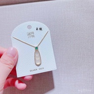 Simple Elegant 8647 Short Silver Jewelry New Style Temperament S925 Silver Necklace Clavicle Chain K