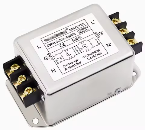 Single phase power filter CW4L2-20A-S (005) 3A to 35A terminal 220v AC EMI power anti-interference h