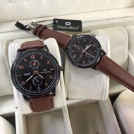 JAM TANGAN COUPLE CHARLES DELON ORIGINAL