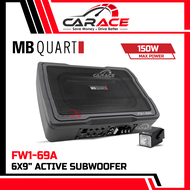 MB Quart 6x9" Under seat Active Subwoofer Underseat Active Sub FW1-69A