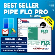 PIPE-FLO Professional 20 2024 Full Version Software Engineering PIPE FLO 19 Fluid FLO-System Model