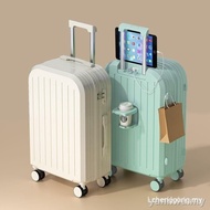 【In stock】20“-26” inch INS luggage, new travel bag, trolley bag, code box, with water cup holder, re