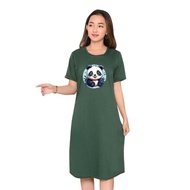 Kb113 PANDA dress Lifting Hands Material Size M To 3 XL Adult dress dress Cute Picture funy dres abg Latest dres