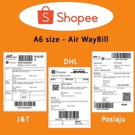 A6 Thermal Paper 100X150mm【350PCS】LZ Shopee Standard Thermal Barcode Sticker Bar Thermal Label Paper