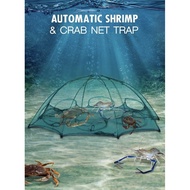 [ 8 holes & Thicken ] Automatic Shrimp and Crab Traps / Crab Fish Shrimp Traps Fishing Net
