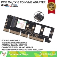 PCI X4 X16 to nvme ngff M.2 ssd adapter converter hard disk pcie 16x 4x