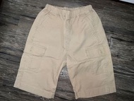 Uniqlo卡奇色童裝工裝褲
