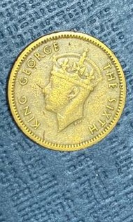 喬治六世1949年五仙 靚品