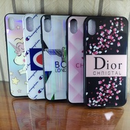 🇲🇾IP XS MAX GLASS DESIGN BACK COVER/CASING BELAKANG/TPU/SILIKON
