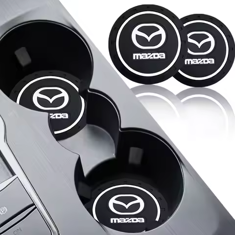 1/2pcs Car Auto Water Cup Slot Non-Slip Mat Accessories For Mazda 2 3 5 6 Axela Atenza Speed 6 CX3 C