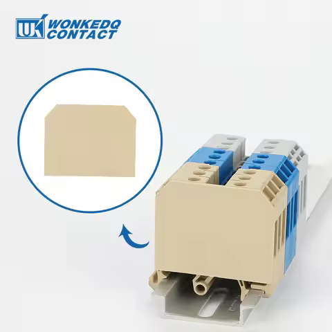 10Pcs AP 2.5/4/10/16/35/70/WTL/DK4Q/ASK1 Barrier Plate For SAK Wire Connector DIN Rail Terminal Bloc