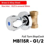 MCPRO G1/2inch or G3/4inch bathroom faucet CONCEALED STOPCOCK and an ANGLE VALVE for your shower - S