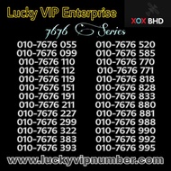 VIP Number, VIP Mobile Phone Number, Silver Number 3 Pairs 7676 Series, Prepaid Number, Digi, Celcom, Hotlink, XOX,