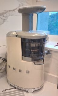 SMEG米色渣慢磨榨汁機蔬果渣汁機原價5000多元