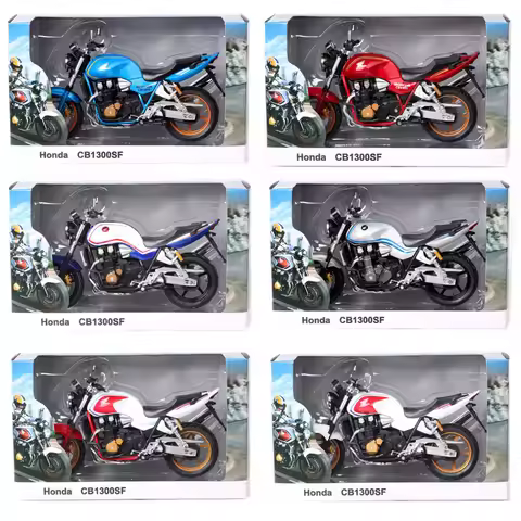 Automaxx 1/12 Scale Honda CB1300SF Super Four Motorcycle Retro Model CB1300 Bike Metal Diecast Toys 