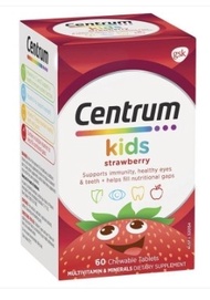 美國直送🇺🇲Centrum Kids 善存兒童複合維生素 草莓咀嚼片60片(新版) 😉促進兒童大腦發育，提高免疫力，解決偏食問題 孩子生病，全家人著急，提高孩子的免疫力🔝給兒童提供全面均衡的營養，培養
