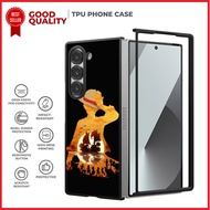 Case Casing Samsung Z Flip 7 6 5 4 3, Z Fold 7 6 5 4 3 5G SE Luffy Crew Sunset Adventure AH0439 Cust