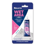 犀利牌防霉浴室玻璃膠75g 白色 Selleys Wet Area (white)