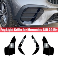 Front Bumper Canards Spoiler Lip Side Splitters for Mercedes GLB X247 Class GLB200 GLB220 GLB250 GLB
