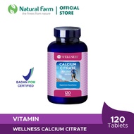 Wellness Calcium Citrate - 120 Tablets